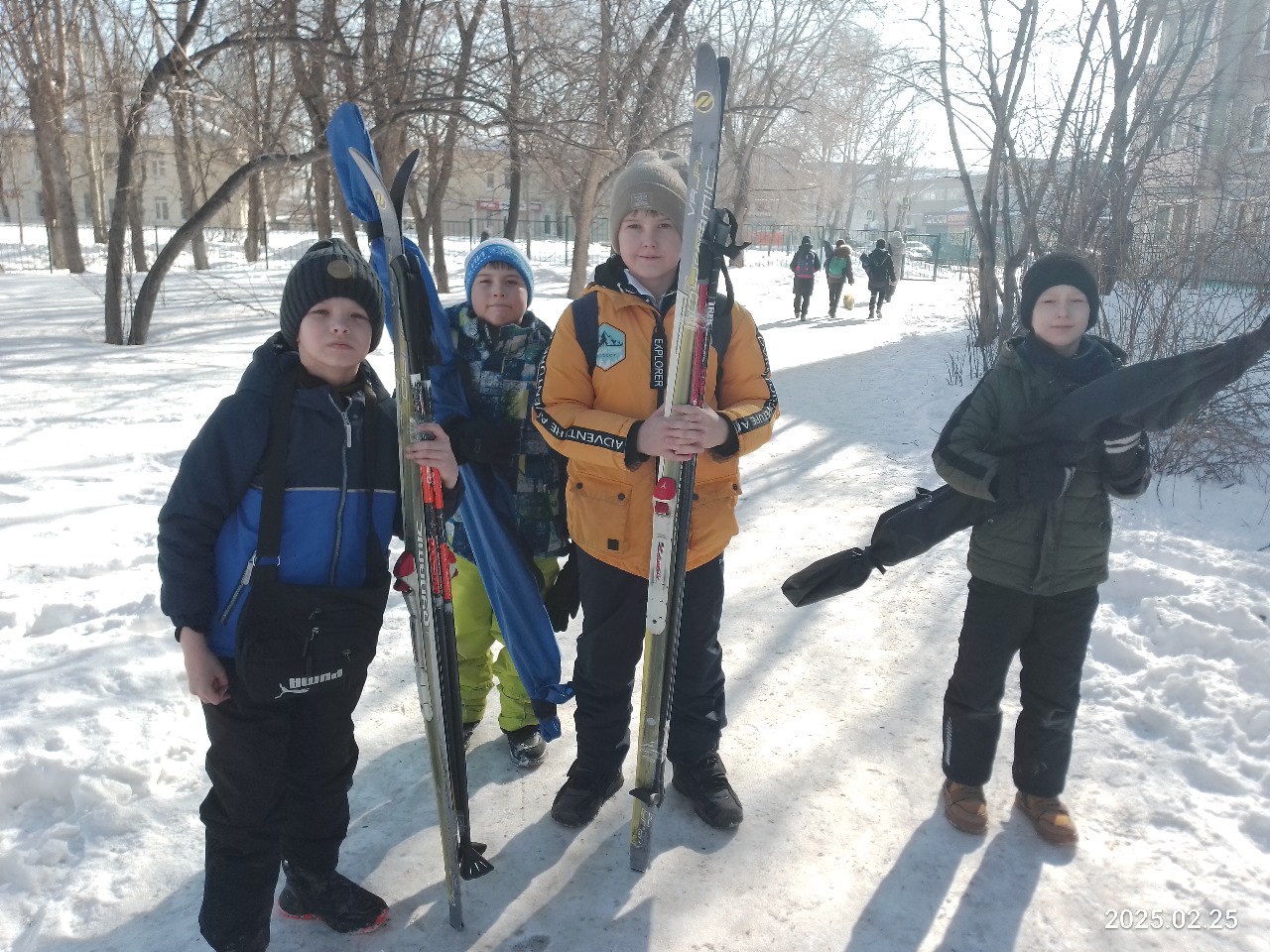 Городские соревнования по &amp;quot;Лыжным гонкам&amp;quot; среди мальчиков и девочек.